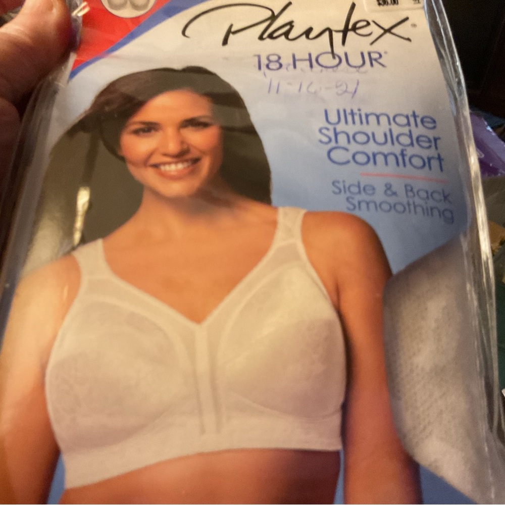 NWT PLAYTEX 18-Hour White Comfort Bra